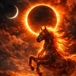 Eclipse Solar 17/02 + Ano Cavalo dr fogo