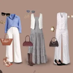 Todos os tipos de roupas e bolsas,acessórios é sapatos