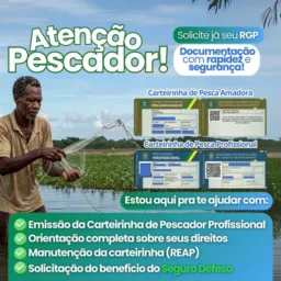 Carteirinha Profissional de pesca