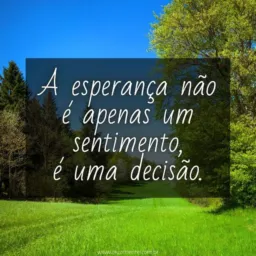 Momento de esperança