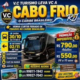 Grupo exclusivo pra CABO FRIO DIA 30/10 A 02/11 FERNANDO DE FINADOS