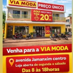 2 VIA MODA PREÇO ÚNICO 20,00