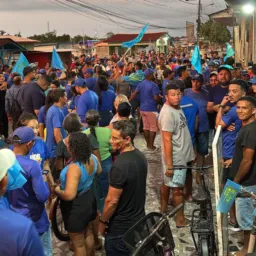 Nossa passeata da vitória as 8:00 hr! Em frente o vergas 💙💙