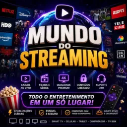 Mundo do streaming 🍿🎬