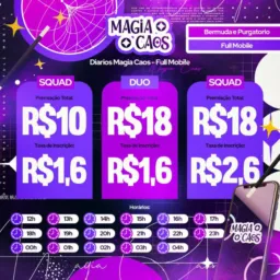 🔮 • DIÁRIOS MAGIA CAOS - MOB²