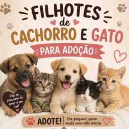 🐾Adoção de Animais - Ajudando a Encontrar Lares! 🏡💛