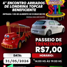 🏁 6°ARRIADOS LONDRINA TOP CAR BENIFICIENTE 31/05/2026♧¤
