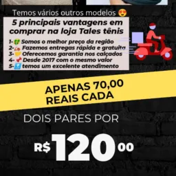 Venda on kta/Tales tênis🤝