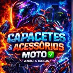 Vendas & Trocas de Capacetes e Acessórios – Moto ✅