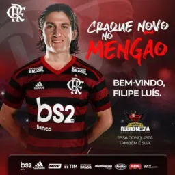LINKS FELIPE LUIS TECNICO FLAMENGO MENGO MENGAO NACAO RUBRO NEGRA CAMPEAO LINKS
