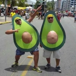 🎉FANTSIA DE ABACATE🥑🥑😂😂
