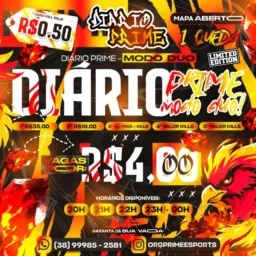 DIÁRIO PRIME - MODO DUO¹ 🐦‍🔥