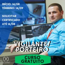 VIGILANTE/PORTEIRO👮🏻♀👮🏻14/08 - E
