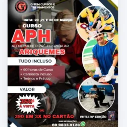 🚨APH-G-TEM/ 15, 16 e 17 de Maio. 🚑🚨