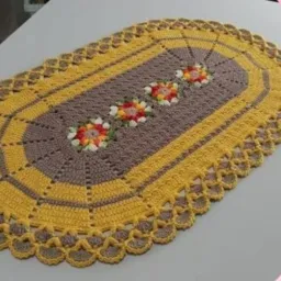 Tapetes de crochê encomendas🪡🧶❤️