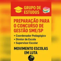 I GRUPO DE ESTUDOS CONCURSO (CP/DIRETOR/SUPERVISOR) SME