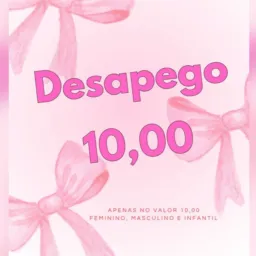 desapegos de 10,00 🩷✨