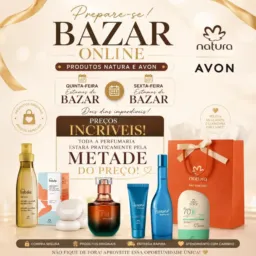 Bazar online com natura e Avon da Ana Santos