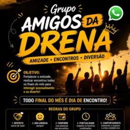 AMIGOS DA DRENA 🍻🍷💳💰🥂