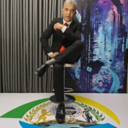 Fazendo a sua defesa (Obama Brasil)presidente Estação Feira da Madrugada do pátio do pari Brás-sp.