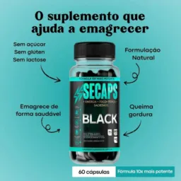 SECAPS BLACK EMAGRECIMENTO