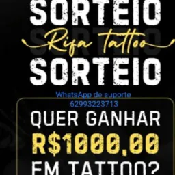 Rifa de tatuagem r$ 1000