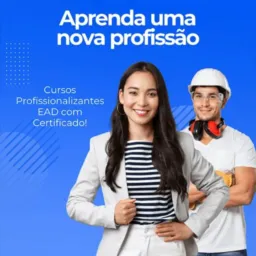 CURSOS PROFISSIONALIZANTES  EM EAD ✅