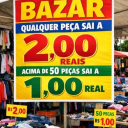 Bazar e desapegos da lu
