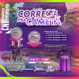 CNR - CORRIDA CORRE PRA CAMETÁ🏃🏼♀️🏃🏻♂️🏃🏾