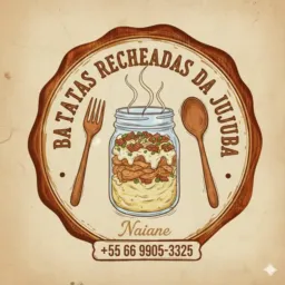 Batata recheada da jujuba