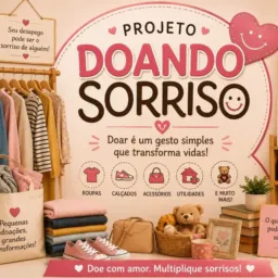 Brechó doando sorriso 🥰