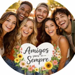 Amigos Para Sempre 🧒👧💞🎧🤝