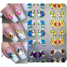 Grupo só de adesivos de unhas para mulheres ❤🥰💋💅