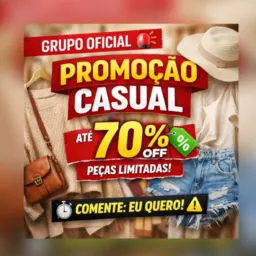 💣 DESAPEGO PEÇAS CASUAIS ATÉ 70% OFF