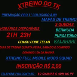 XTREINO DO TK☠️