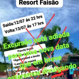 Faisão adiado pra outra data .