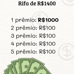 RIFA DE 1400$ NO PIX💥💴