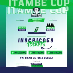 Pré-inscrição ITAMBÉ CUP S1