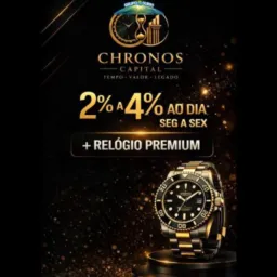 CHRONOS VISIONÁRIOS 2% a 4%⌚