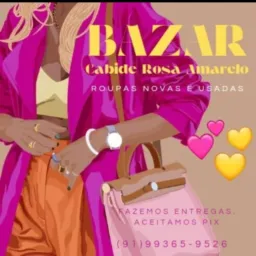 Bazar 3: Cabide Rosa Amarelo, entrega acima de 15.00