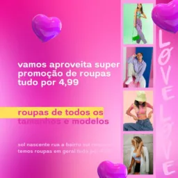 Roupas de bazar tudo por 5 reais
