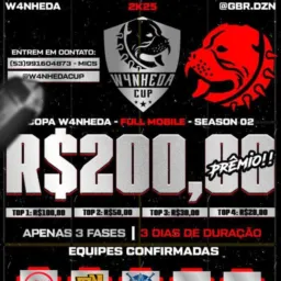 💚 • PRÉ INSC. COPA W4NHEDA