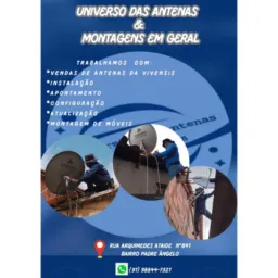 VENDA DE ANTENAS VIVESSIS & MONTAGENS EM GERAL DE SMG🫡