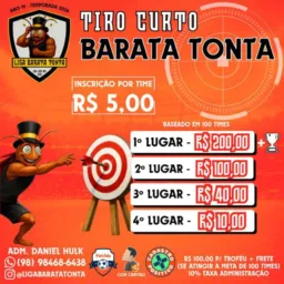 TIRO CURTO BARATA TONTA 2026