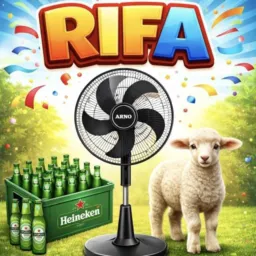 rifa beneficente a uma cirurgia
