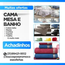 CAMA, MESA E BANHO