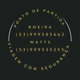 Ponto de partida, viagem com segurança.