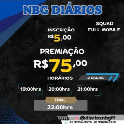 🔰INSCRIÇÃO - SEMANAL NBG 🔰