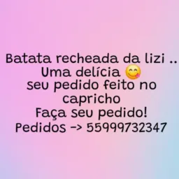Batata recheada da lizi