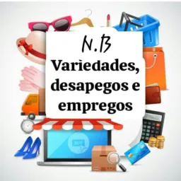 N.B Variedades, desapegos e empregos  Baixada Santista👔👓💼🧢🎮🎸🪗🛠️🪜✂️🎧🎤🥘 🍲 🩴 👠 🥿 👗👖